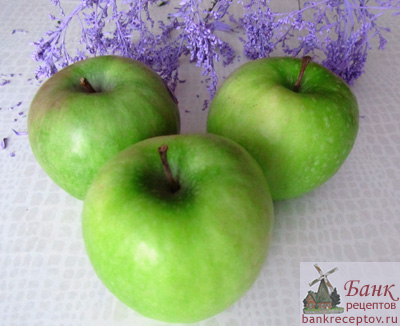 зеленые яблоки, фото