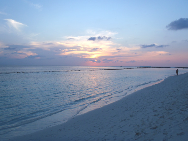 Закат, фото, Мальдивы