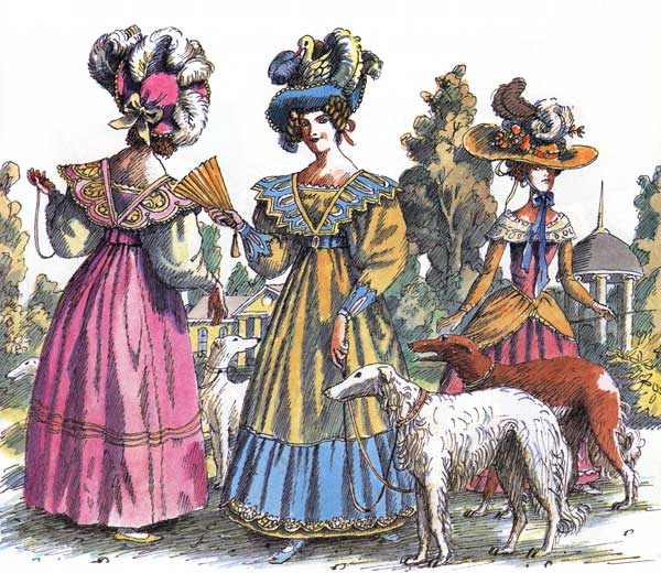 Старинные дамские шляпы