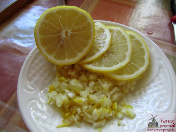 лимон режем, фото