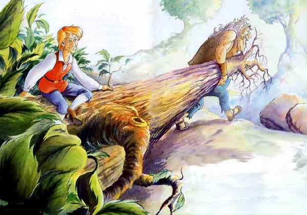 Иллюстрация к сказке Храбрый портняжка