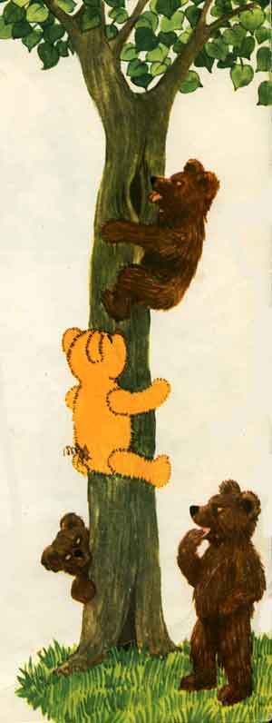 Медведи на дереве, картинка
