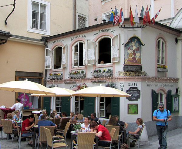 Зальцбург, самое красивое кафе, фото