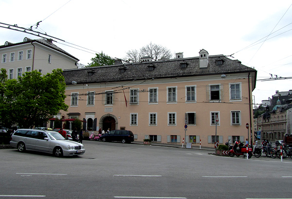 Зальцбург, дом, где жил Моцарт, фото
