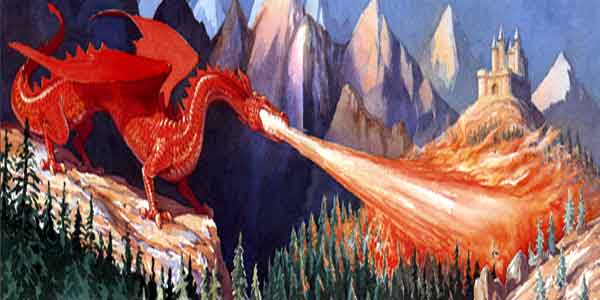 Джордж и дракон, сказка для детей с картинками