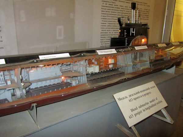 Модель подводной лодки, фото