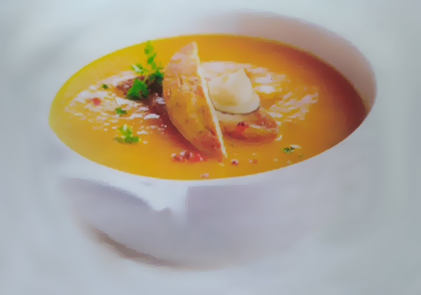 Тыквенный суп с апельсином, фото