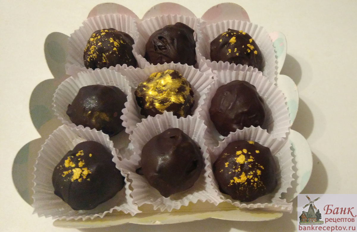Домашние шоколадные конфеты с творожным сыром, фото