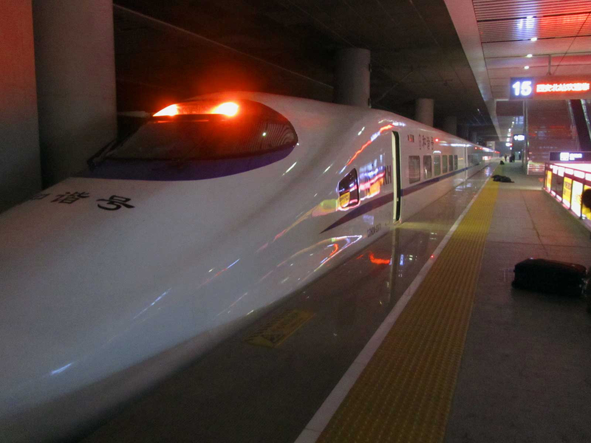 скоростной поезд, Китай, фото