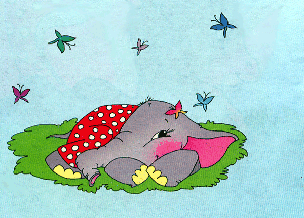 Слон в зоопарке, сказка с картинками для малышей