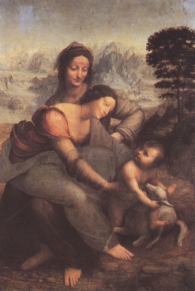 Мадонна с младенцем и святая Анна
