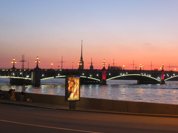 Троицкий мост, Санкт-Петербург, фото