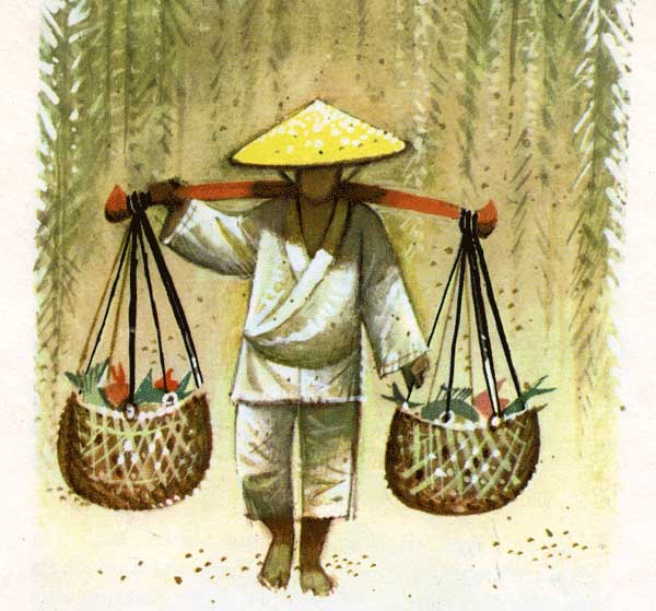 Китайский рыбак, картинка